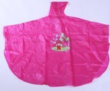 Clear Plastic Kids Pvc Rain Coat