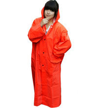 Waterproof Hooded Long Raincoat