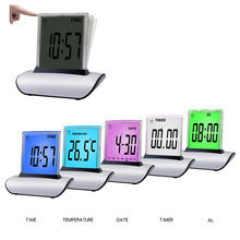 LCD Thermometer Car Digital Clock