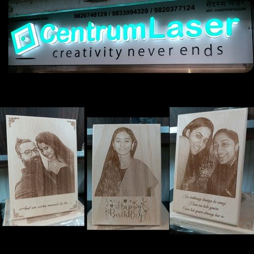 Wood Laser Engraved Personalized Gifts