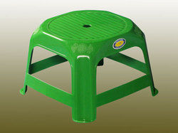 Durable Green Plastic Stool
