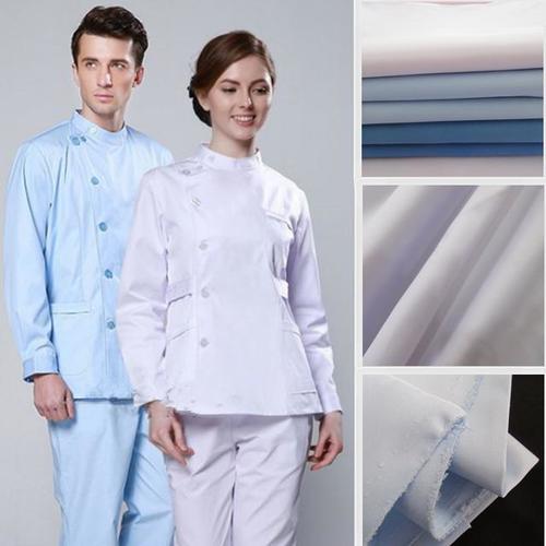 White Or According To Your Order Polyester Cotton Fabric For Hospital Uniform Fabric