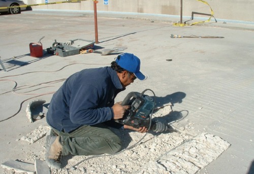 Concrete Flooring Repair Works By Shree Building Chemicals