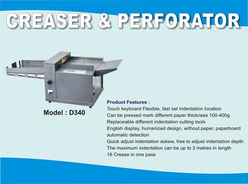 Digital Creasing And Perforating Machine