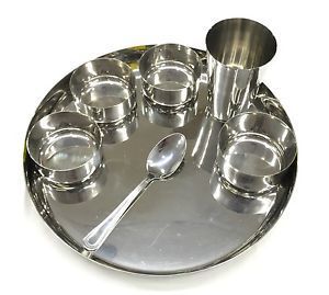 High Quality Stainless Steel Thali Set