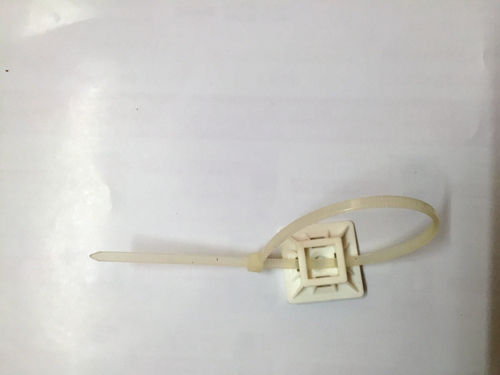 White Cable Tie Mounts (25 X 25mm) Nylon (6.6)