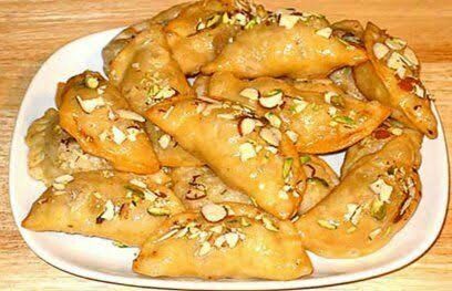 Tasty Baked Chocolate Gujiya