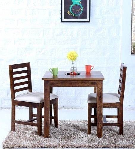Jipsom Solid Wood Two Seater Dining Set