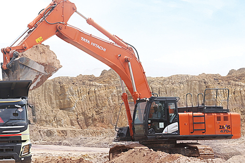 Excavator On Rent Service (Tata Hitachi) By Daya Charan & Company