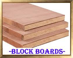 Plywood Hard And Thickness Block Boards