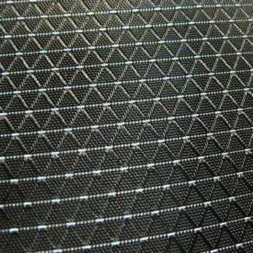 306-WY09053-Jacquard Nylon Polyester Fabric With Water-Repellent and Diamond PVC