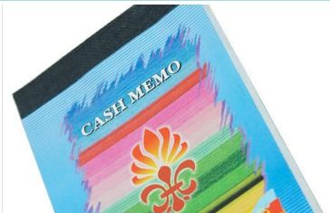 Cash Memo Writing Pad