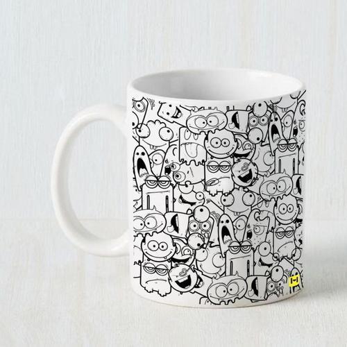 Designer White Coffee Ceramic Mug