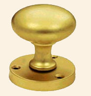 Glossy Finish Brass Door Knobs