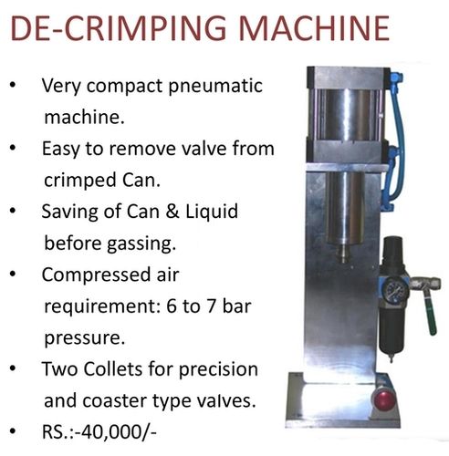 High Performance De-Crimping Machine