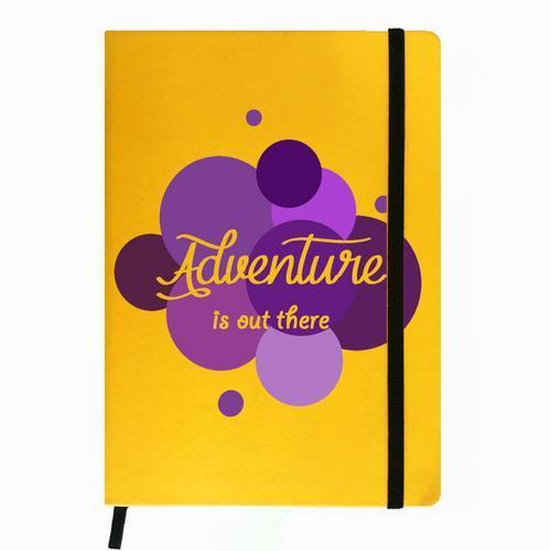 Hamee Designer Notebooks PU Leather Made Yellow