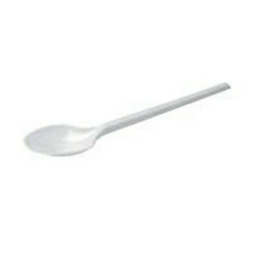 Disposable White Plastic Spoon - Superior Quality Plastic Material , Reliable and Safe for Food Use