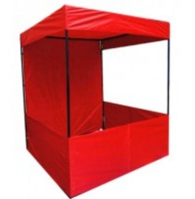 Red Canopy Tent 6x6x7 Plain Without Print