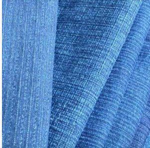 Solid Color Denim Blue Fabric