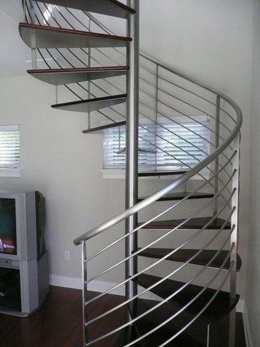 Easily Assembled Cast Iron Round Stair Case 