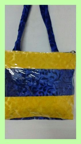 Blue And Yellow Shopping Bag