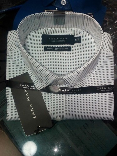 Dotted Pattern Mens Shirts Age Group: Customized