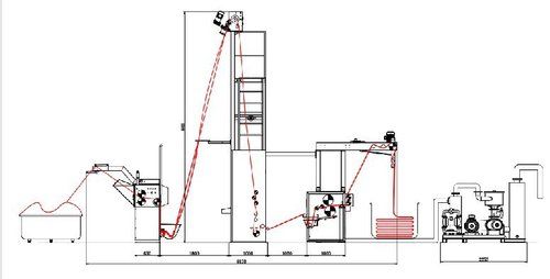 Automatic Rope Opening Squeezing Suction Machine