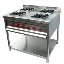 Stainless Steel Stove With Automatic Functionality