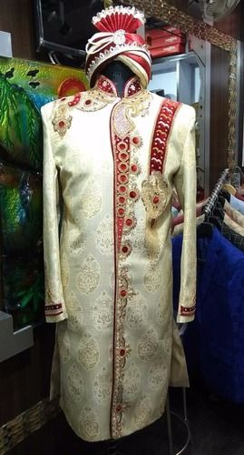 Wedding Designer Sherwani For Groom Age Group: Can Be Customized