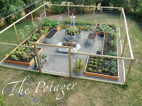 Beautifully Designed Kitchen Garden