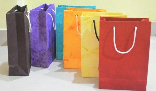 Colored Hand Made Paper Bag