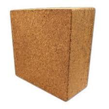 Coir Pith Blocks - Light Brown Brick, Excellent Soil Conditioning Properties for Gardening and Horticulture