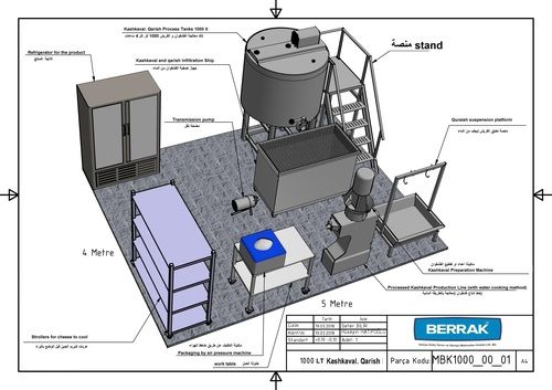 High Grade Cheese Production Plant