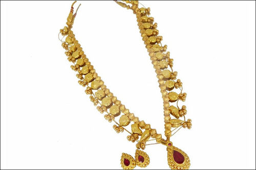 Optimum Finish Maharashtrian Necklace Gender: Women