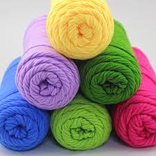 Many Colored Bamboo Knitting Yarn