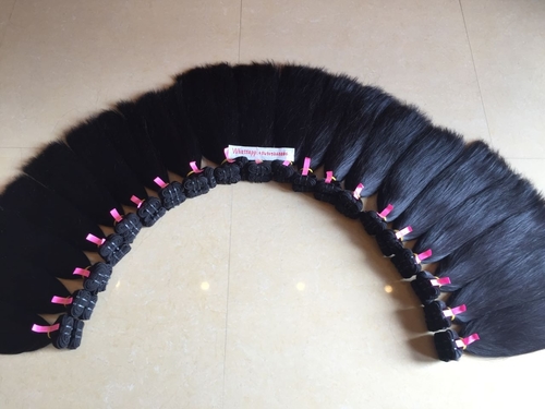 Black Color Weft Hair