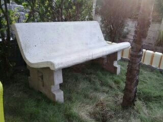 Outdoor Garden Concrete Bench