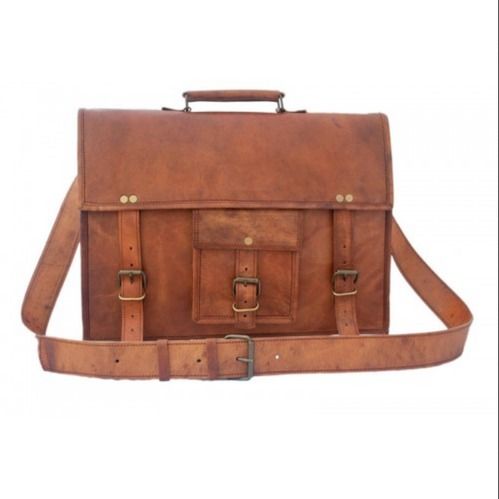 Reliable Leather Messenger Bag