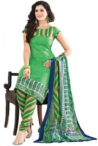 Plus Size Cotton Printed Salwar Suit Dupatta