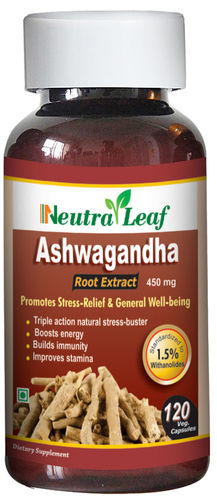 Neutraleaf Ashwagandha Extract Capsules Direction: Consult Your Doctor Before Use.