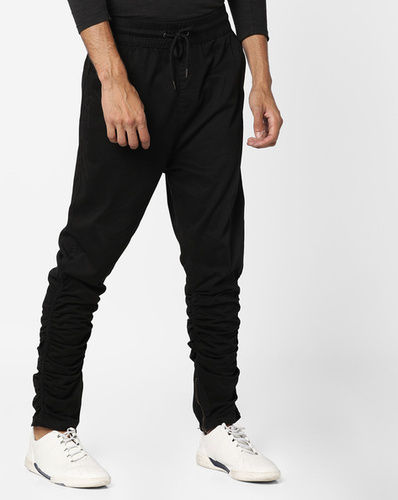 Plain Pattern Jogger Pants