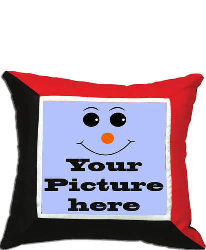 Red Black Photo Personalized Cushion Services 