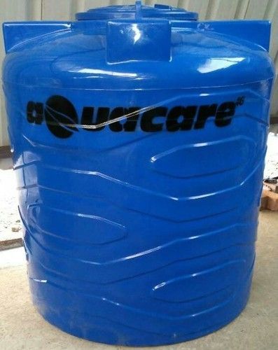 Royal Blue Plastic Water Storage Tank