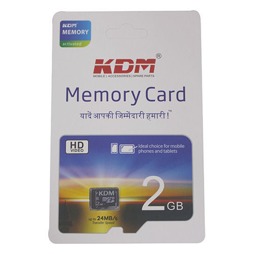 Black 2Gb Micro Sd Memory Card For Mobiles And Tablets