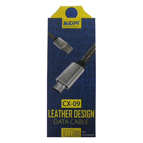 Smartphones Leather Design Data Cable