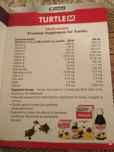 Turtle Multivitamin Premium Supplement