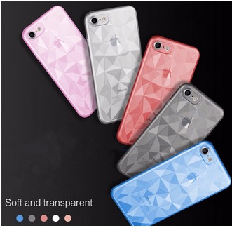 Diamond Crystal TPU Phone Case For Iphone X