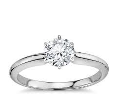 Plain Diamond Silver Ring