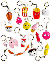 Plastic Fancy Key Chains