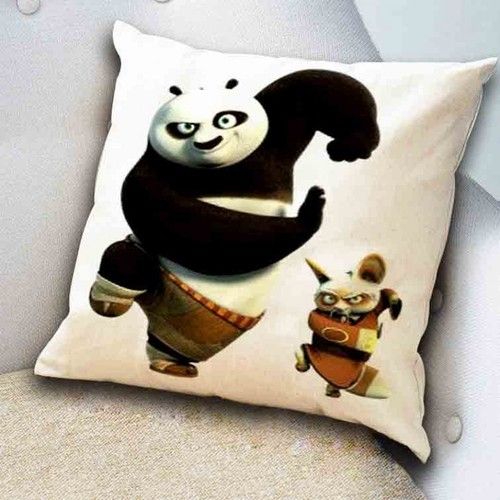 Square Panda Cushion Cover